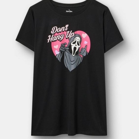 torrid Tops - Ghostface Graphic Cotton Crew Tee